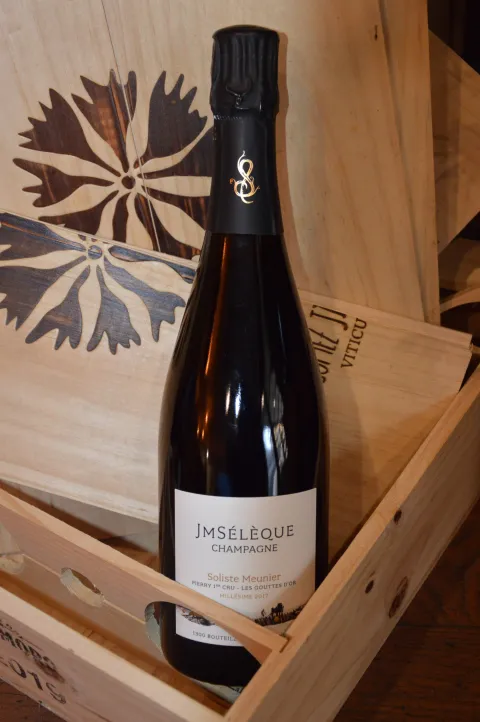 Champagne JM Sélèque - Soliste Meunier - 1er cru Gouttes d'Or - Blanc de Noirs - Extra-Brut - 2018